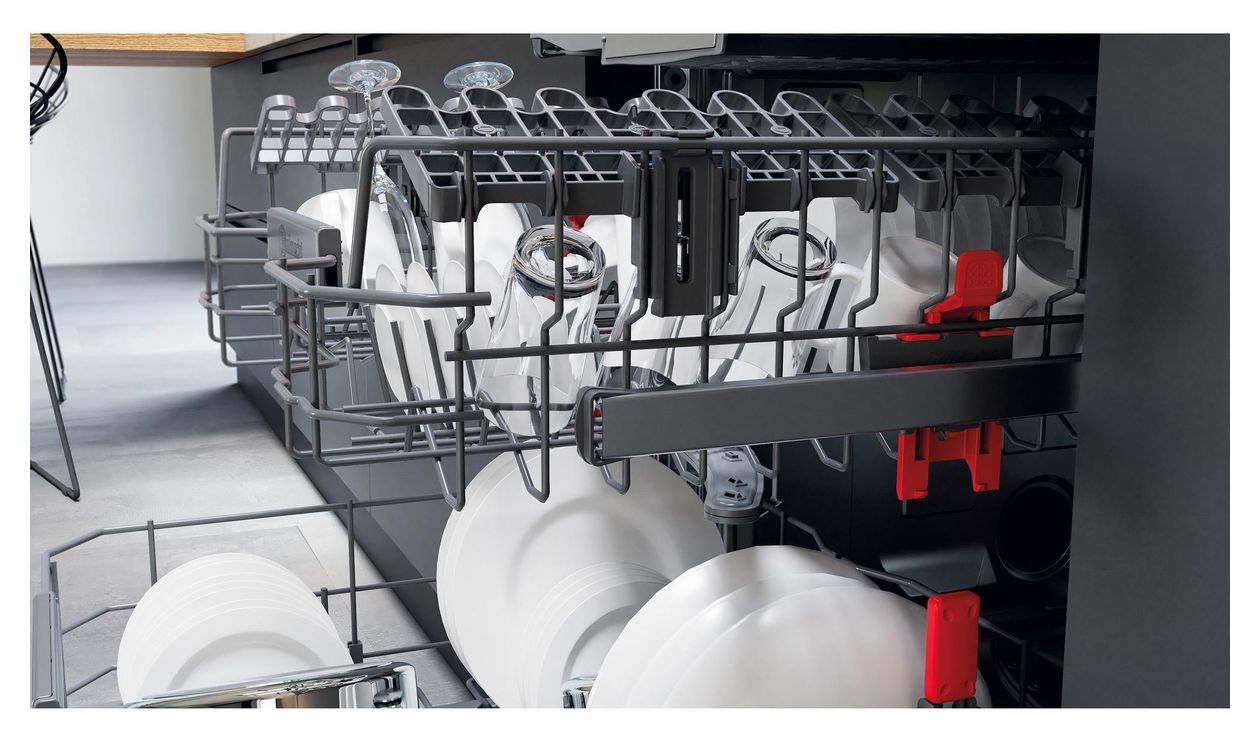 BKEXIBN 60 cm Geschirrspüler vollintegriert (ohne Front) Sehr leise 14 Maßgedecke aquaStop Funktion ActiveDry 