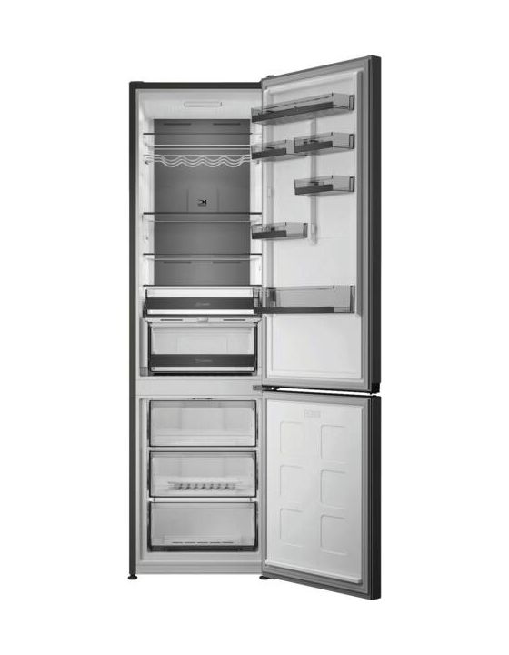 KGDNF20AMDBL 297 l / 118 l Kühl-Gefrierkombi freistehend NoFrost 118 kWh Jahr  (Schwarz) 