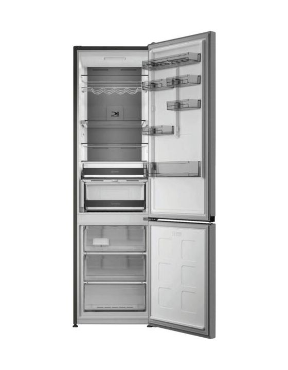 KGDNF20CDIN 297 l / 118 l Kühl-Gefrierkombi freistehend NoFrost 214 kWh Jahr  (Edelstahl) 