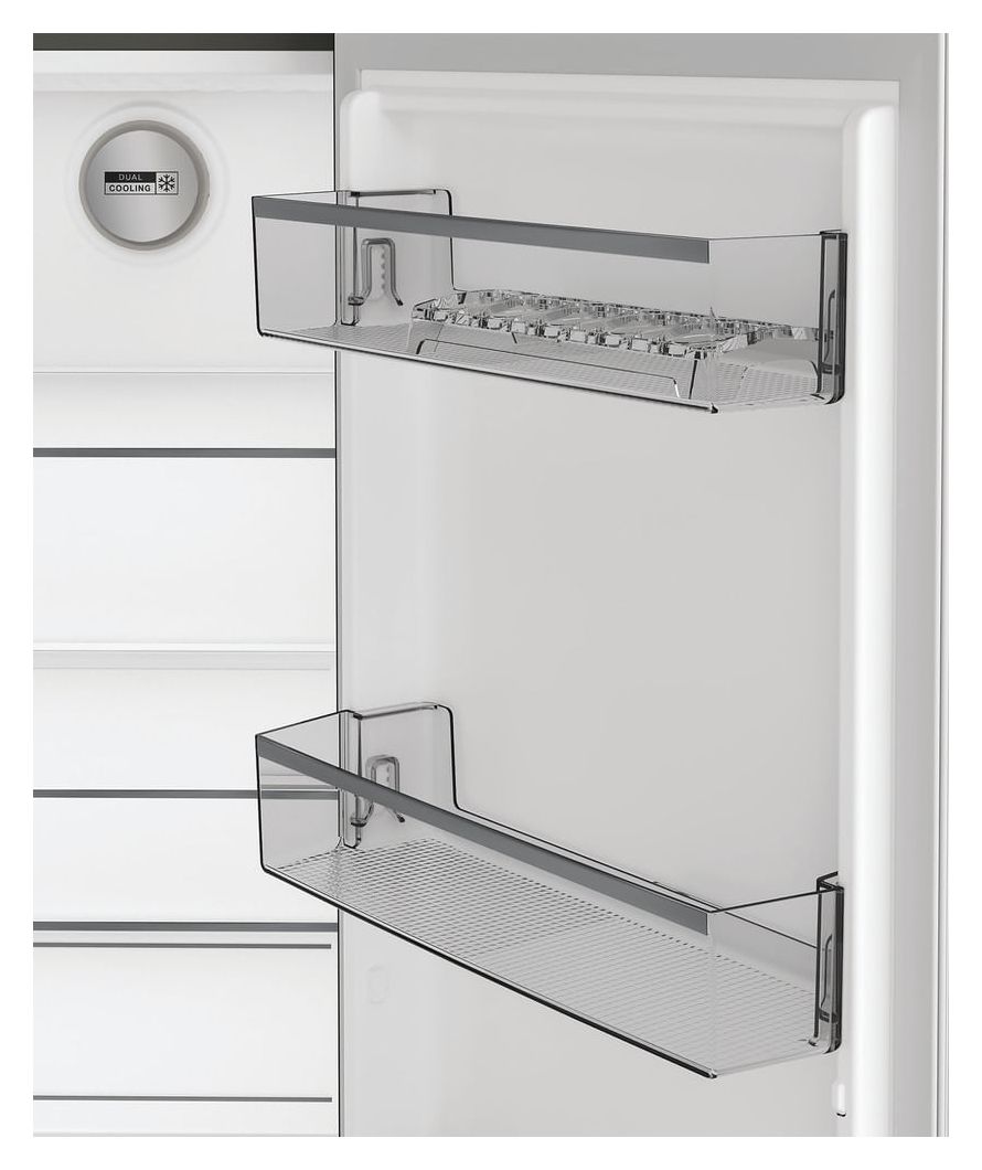 SBSIWD90 Pearl Side-by-Side Kühl-/ Gefrierkombination 375 l / 203 l 269 kWh NoFrost 1790 mm x 910 mm  (Gebürsteter Stahl) 