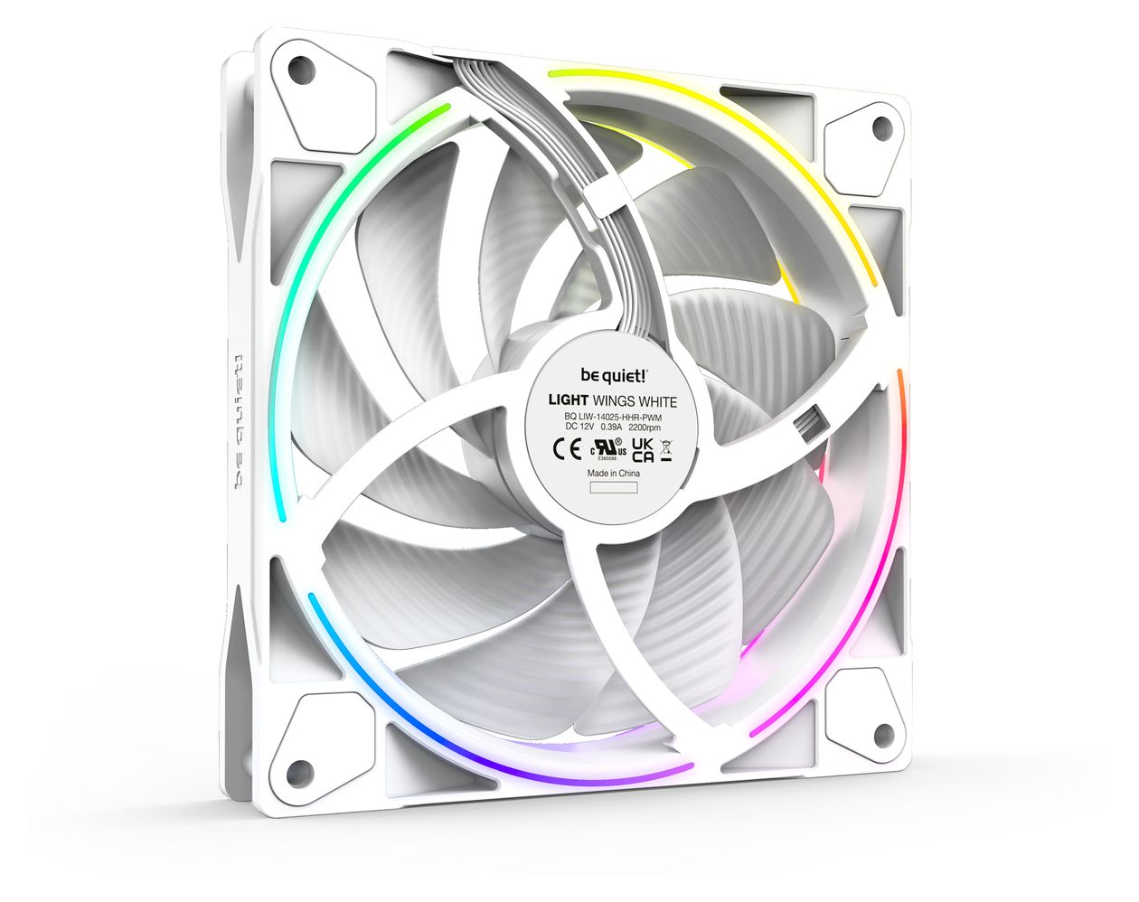 Light Wings White | 140mm PWM high-speed Triple-Pack 