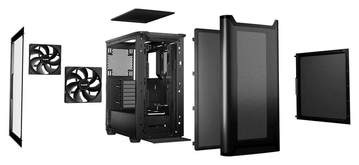 PURE BASE 501 Airflow Window Black 