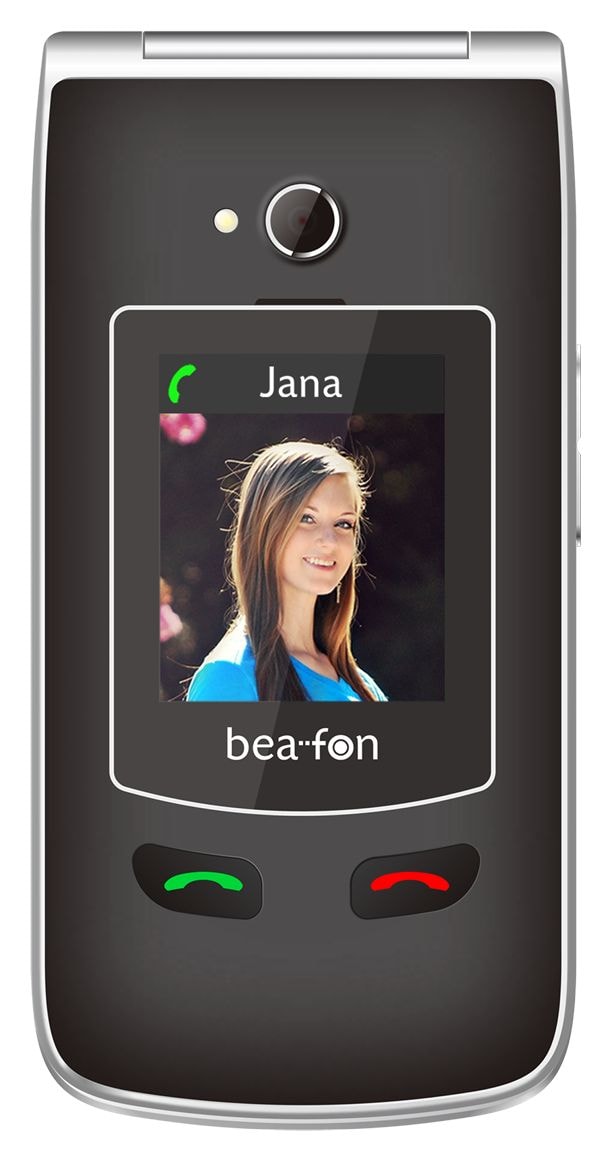 SL645 plus 2G Smartphone 7,11 cm (2.8 Zoll) 3 MP Single SIM  (Schwarz, Silber) 