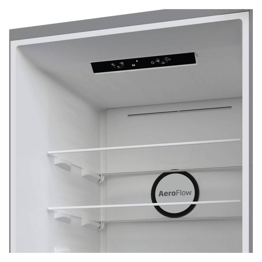 B5RCNA346HG 209 l / 92 l Kühl-Gefrierkombi freistehend NoFrost 200 kWh Jahr  (Grau) 