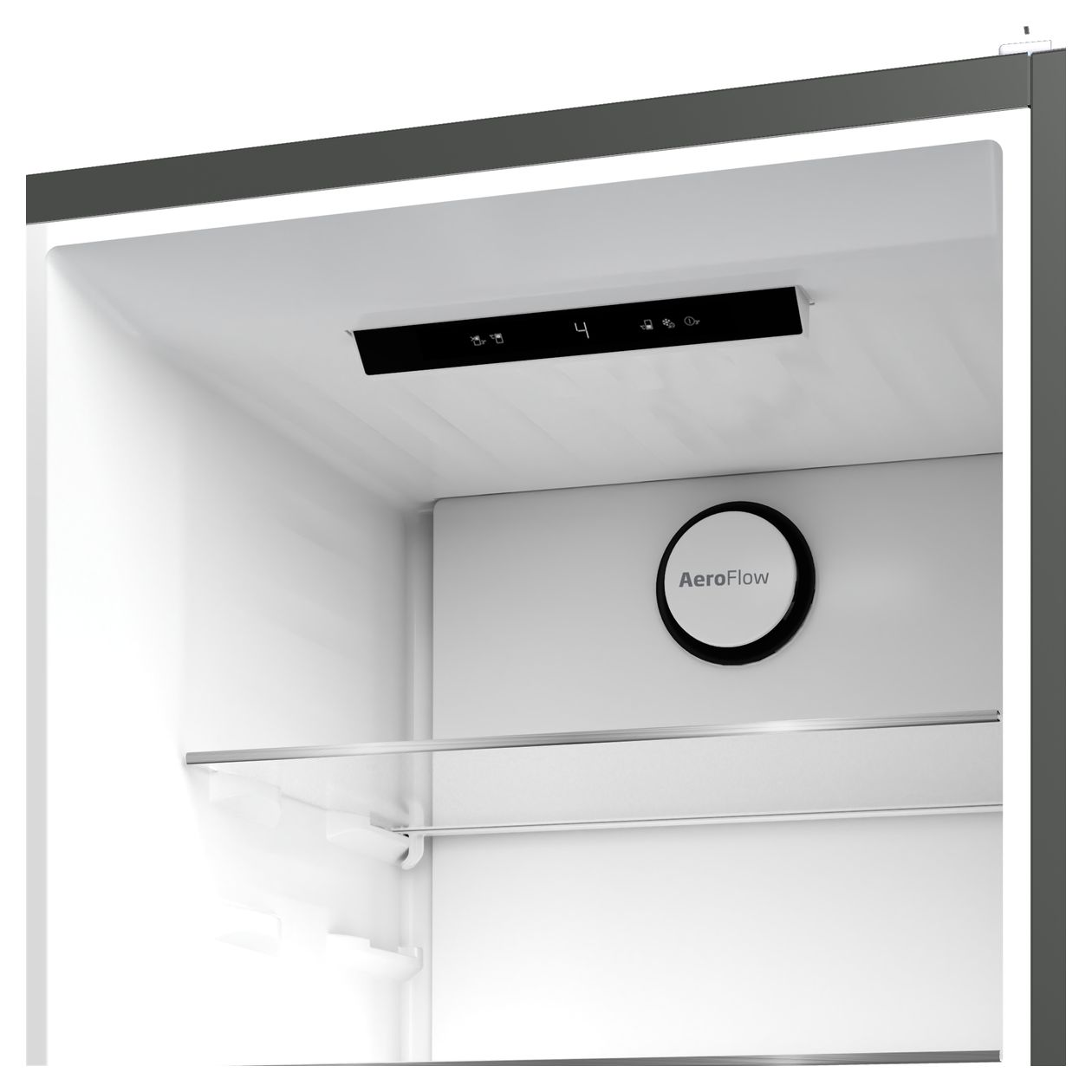 B5RCNA366HG 210 l / 106 l Kühl-Gefrierkombi freistehend NoFrost 165 kWh Jahr  (Grau) 