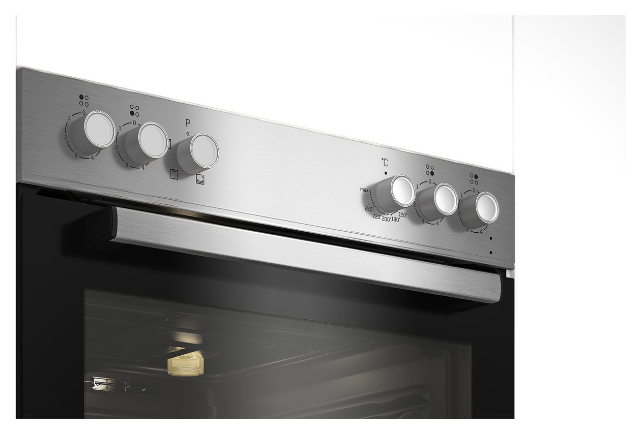 BBUC12020X Herdset 74 l AutoClean SteamShine mit 60 cm Glaskeramik Kochfeld 