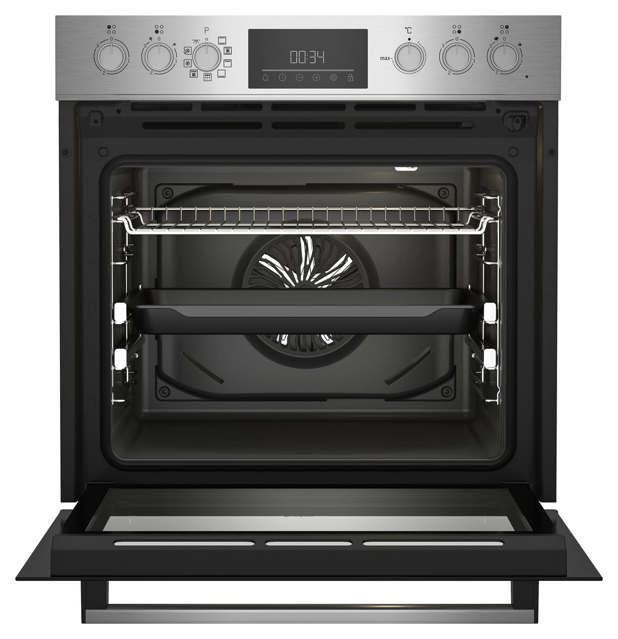 BBUM12320XFP Herdset groß AutoClean SteamShine mit Glaskeramik Kochfeld 