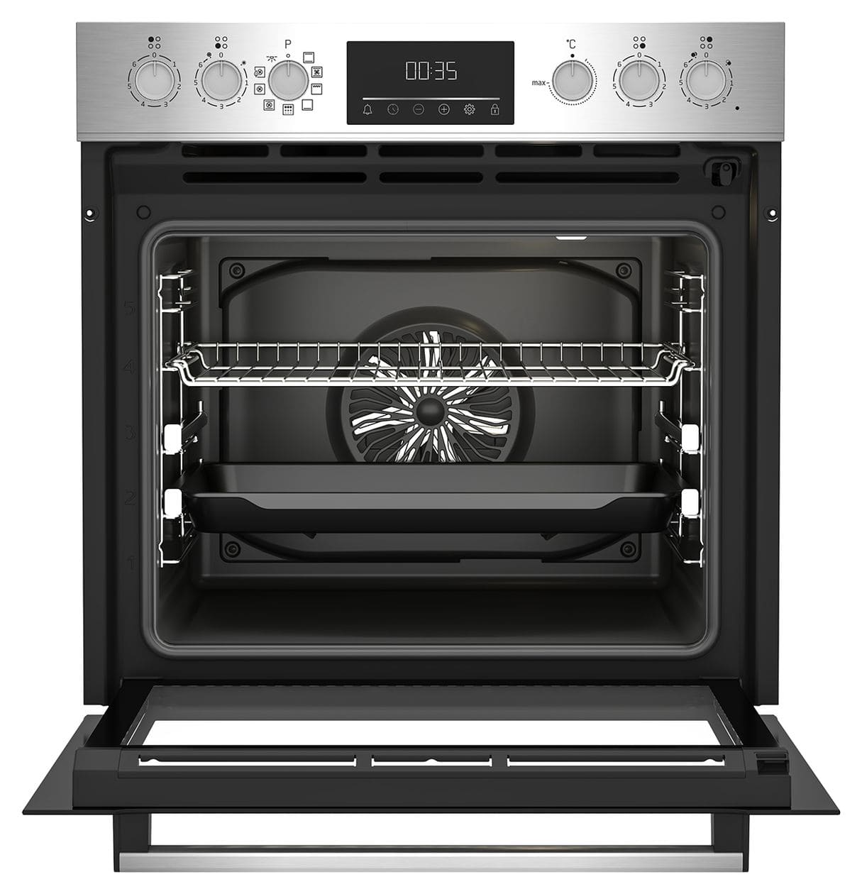 BBUM12320XMPE Herdset groß SteamShine mit 60 cm Glaskeramikkochfeld 
