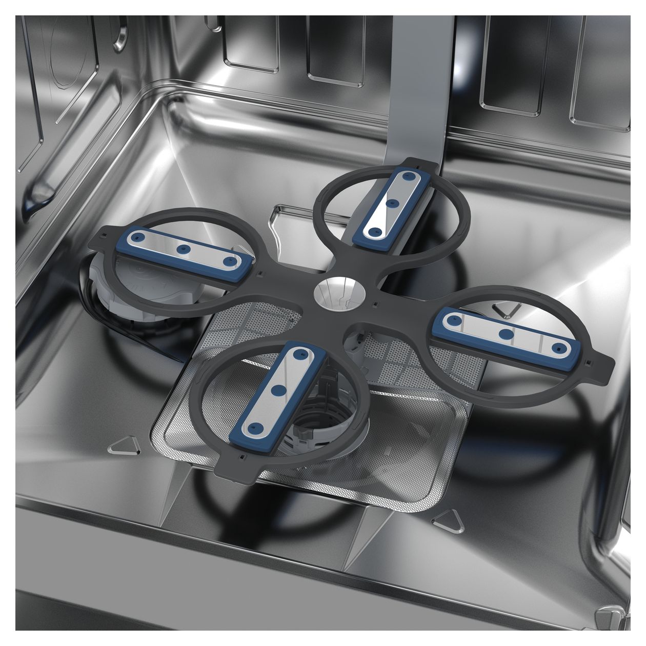 BDFN36561XP 60 cm Geschirrspüler freistehend Sehr leise 15 Maßgedecke Restwärme 