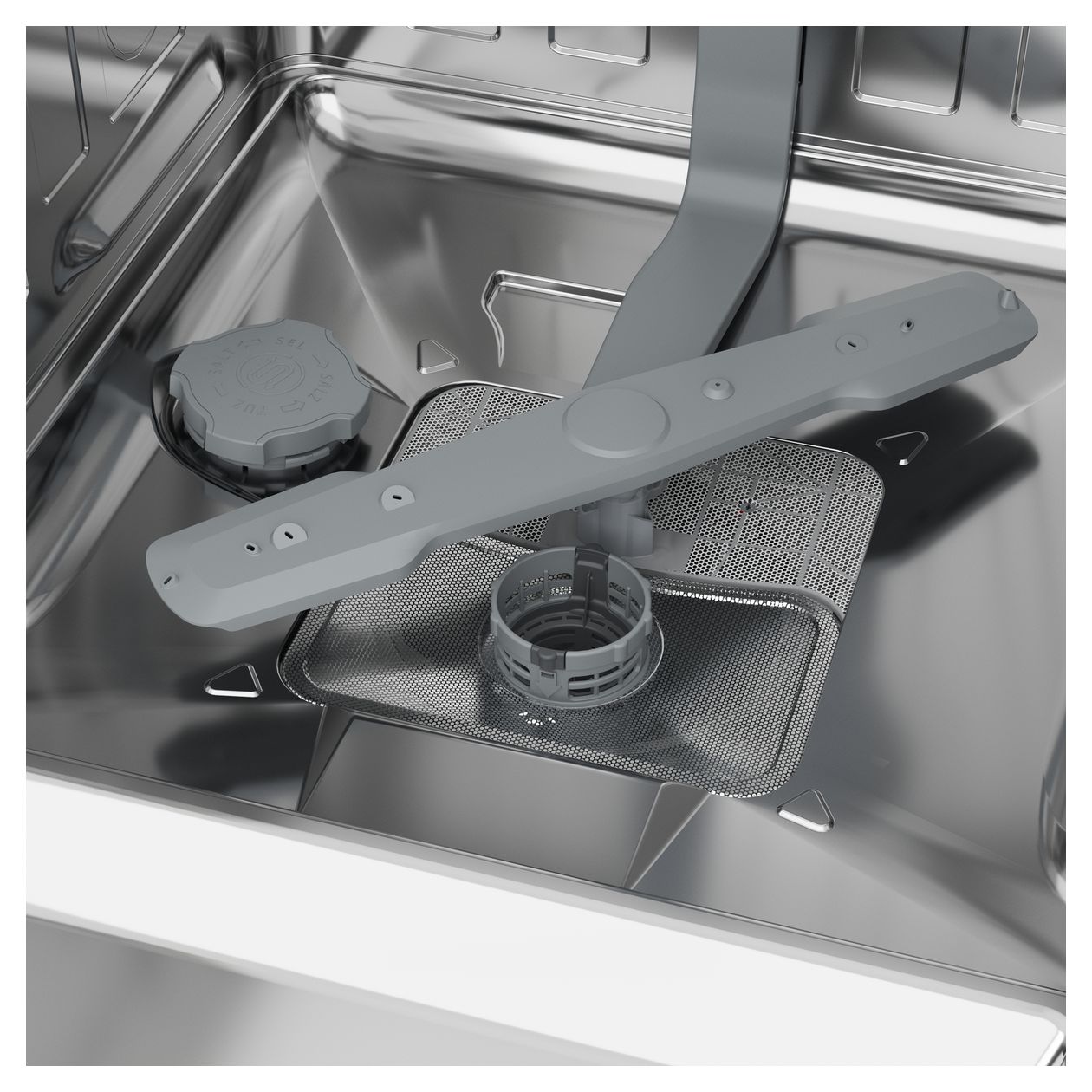 BDIN25530 60 cm Geschirrspüler vollintegriert (ohne Front) Leise 15 Maßgedecke Restwärme 