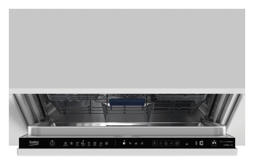 BDIN38450 60 cm Geschirrspüler vollintegriert (ohne Front) Sehr leise 14 Maßgedecke Restwärme 