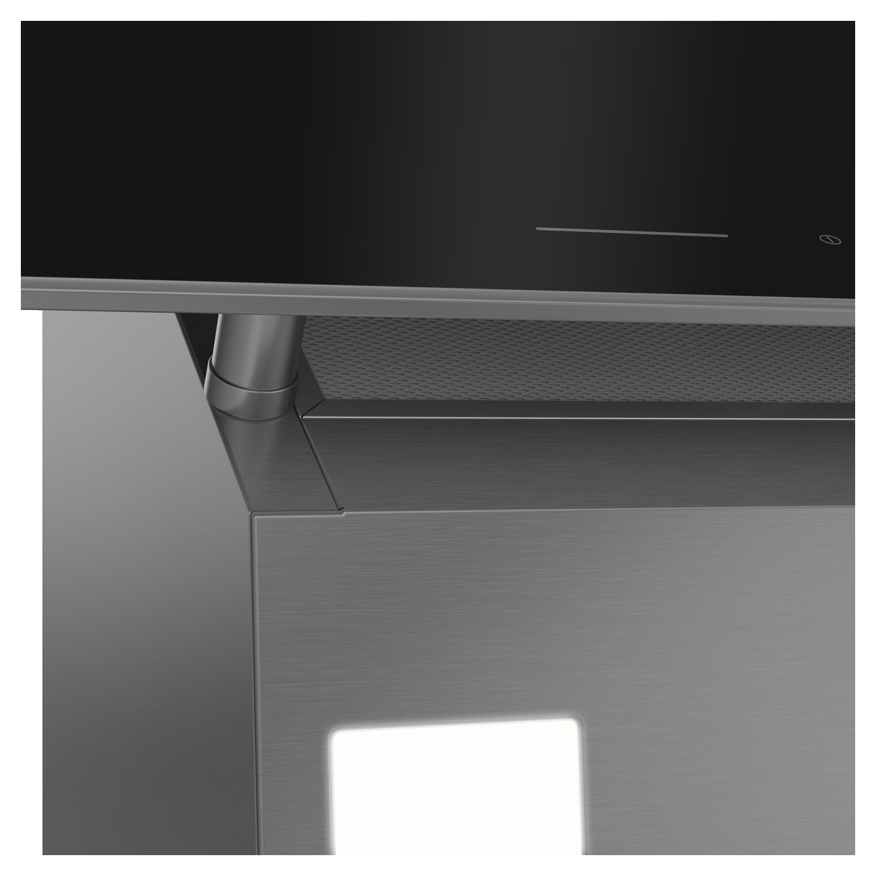 BHCA66641BBHS Abluft/Umluft Dunstabzugshaube/Esse Wand 60 cm (Schwarz) 