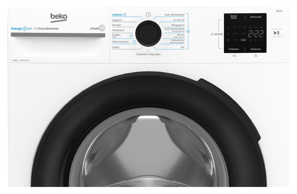 BM3WFU3941X 9 kg Frontlader Waschmaschine 1400 U/min AutoClean 