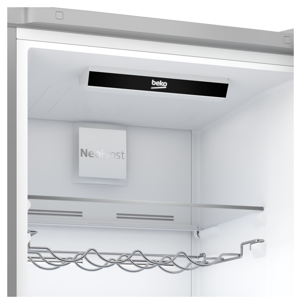 RCNA366E60XBN 215 l / 109 l Kühl-Gefrierkombi freistehend NoFrost 166 kWh Jahr  (Metallisch) 