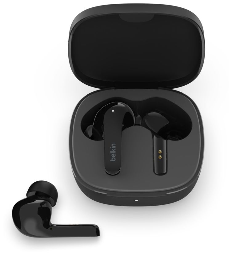 von SoundForm kabellos (Schwarz) Kopfhörer Technomarkt IPX5 Bluetooth expert Laufzeit 7, Flow In-Ear 31 Belkin