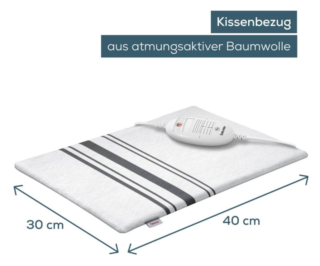 HK26 Heizkissen  (Grau, Weiß) 
