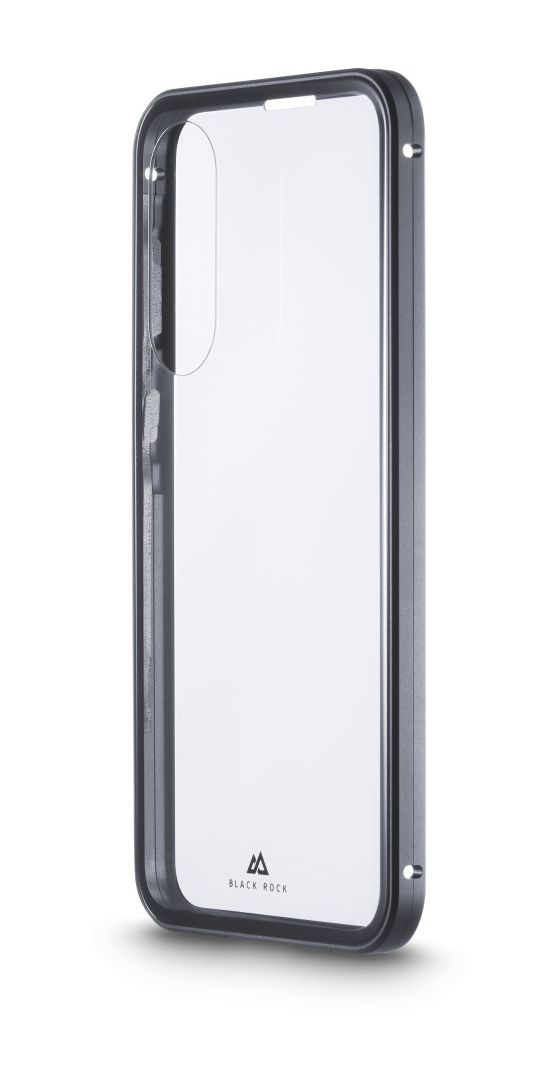 080295 360 Grad Glass Cover für Samsung Galaxy A57 5G  (Schwarz/Transparent) 