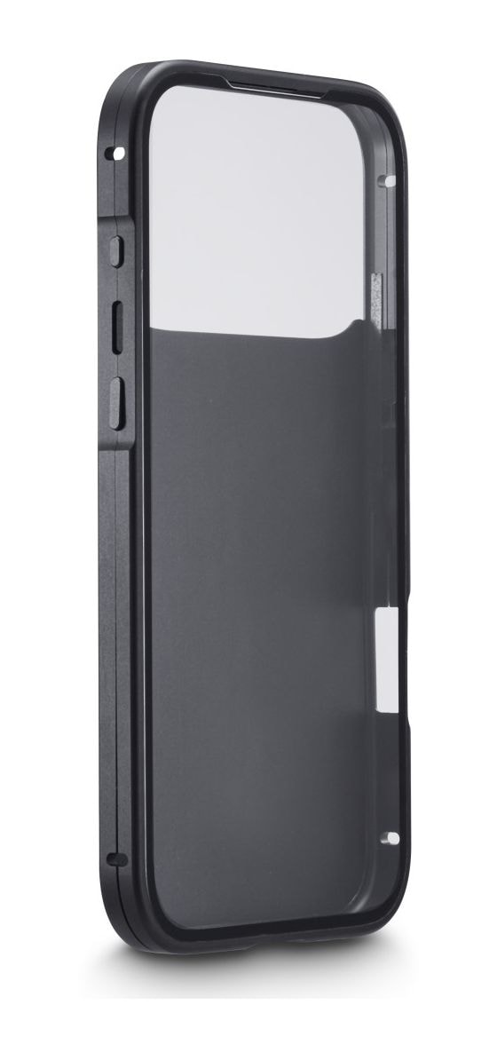 360 Grad Glass Cover für Apple iPhone 17 Pro Max  (Grau/Transparent) 