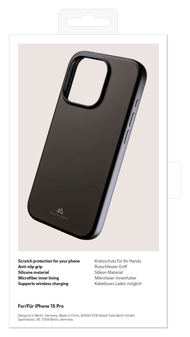 Urban Case Cover für Apple iPhone 15 Pro  (Schwarz) 