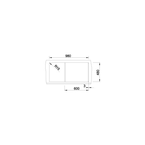 METRA XL 6 S Einbauspüle für 60 cm Unterschrank Silgranit 1 Becken  (Braun) 