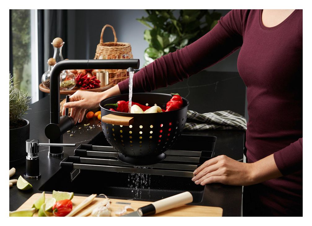 SUBLINE 500-U Unterbauspüle für 60 cm Unterschrank Silgranit 1 Becken  (Anthrazit) 
