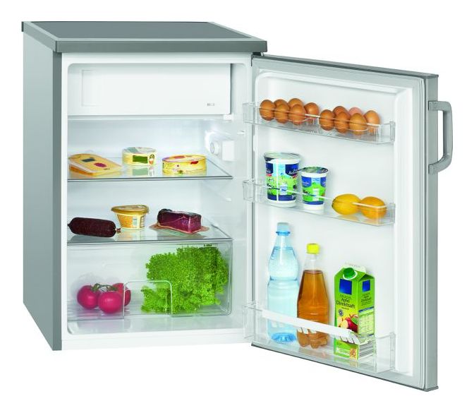 KS2194 119 l / 105 l Tischkühlschrank EEK: D 94 kWh Jahr  (Edelstahl) 