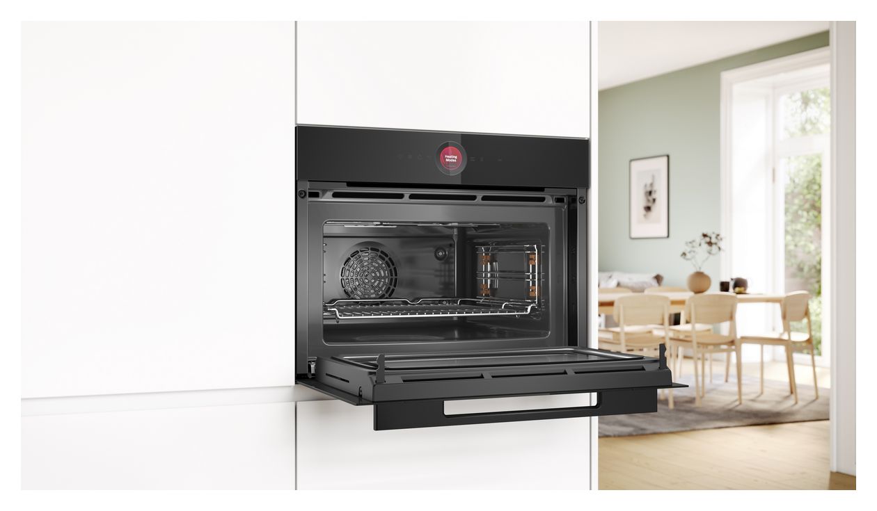 Serie 8 CMG9241B1 Einbau-Mikrowelle 600 W Grill (Schwarz) 