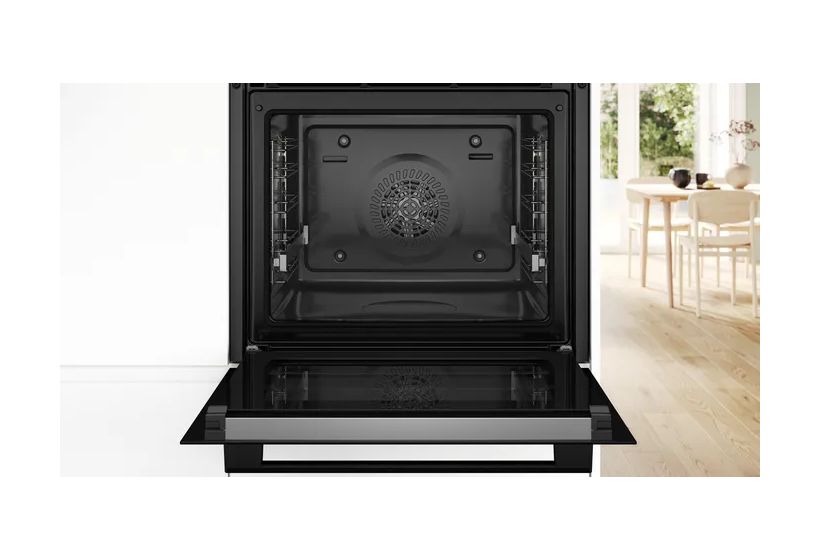HBDMATTK06 (HBA4720B3 + PXL89BH26E) Backofen-Set groß AutoClean mit autarkem 80 cm Induktions Kochfeld 