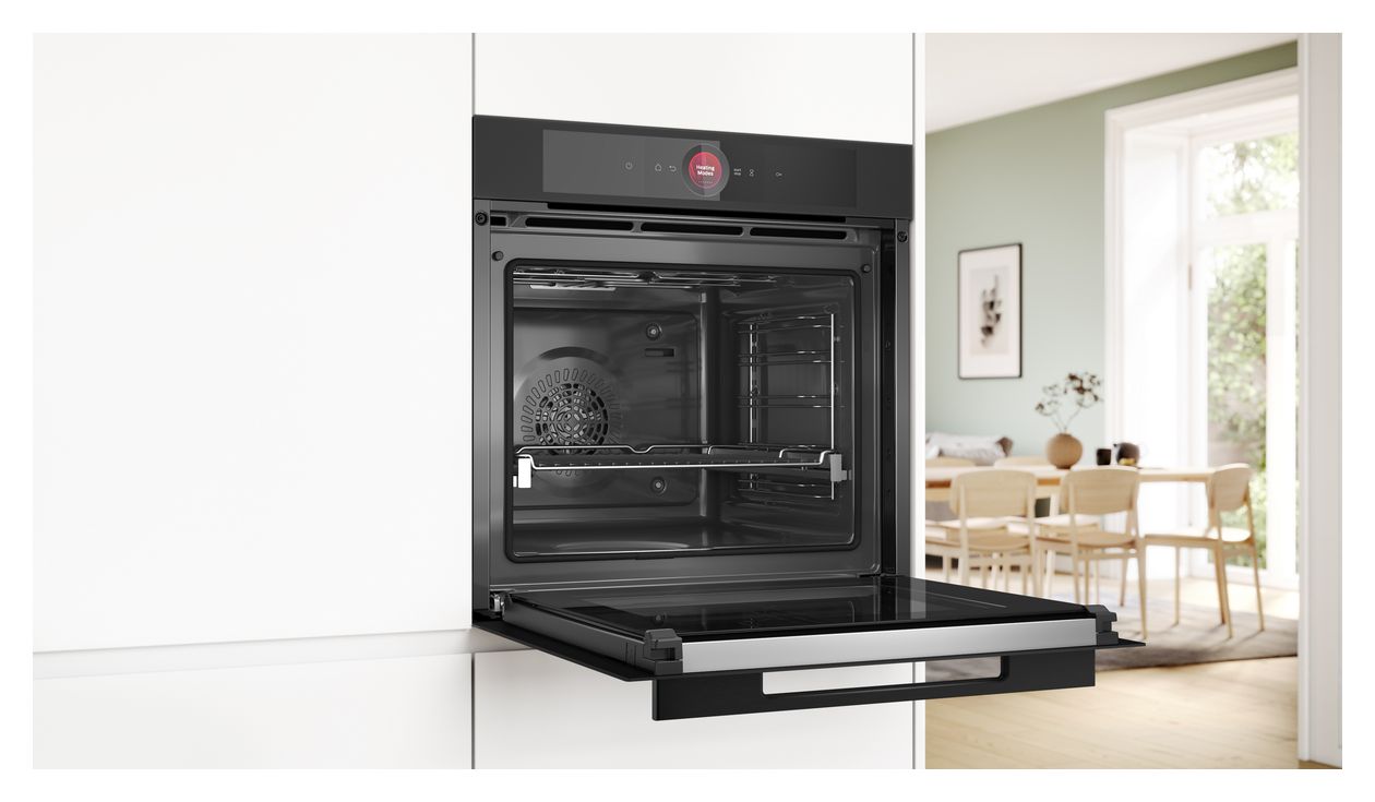 HBG974LM1 Einbaubackofen groß AutoClean (Schwarz) 