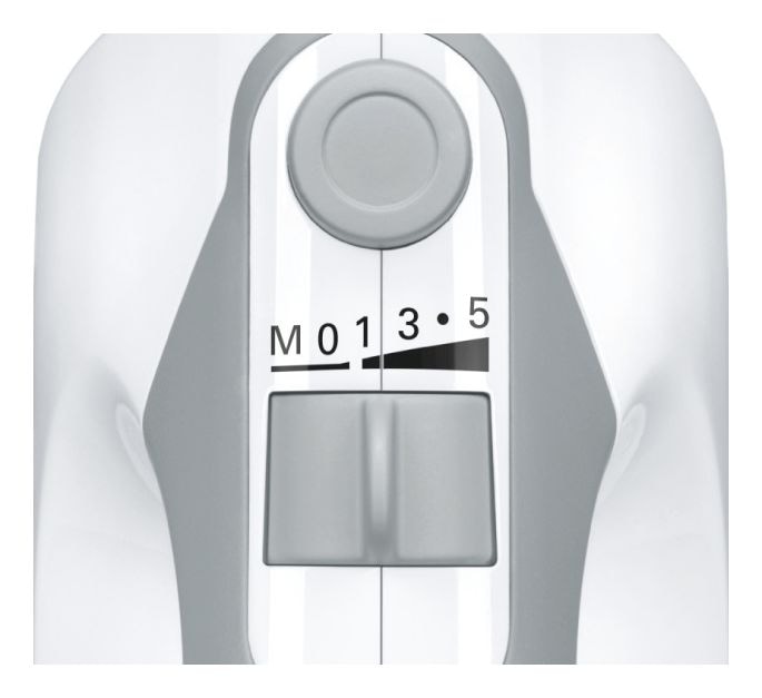 MFQ36470 ErgoMixx Handmixer 450 W 5 Stufen  (Weiß) 