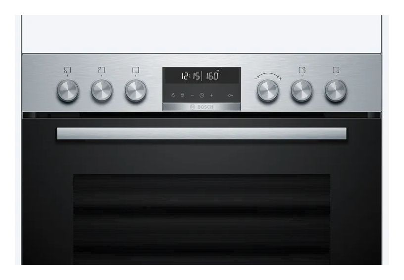 MKHSTEELP (HEG578BS4 + HEZ638000 + NIF64RCB5E) Herdset groß AutoClean mit 60 cm Glaskeramik Kochfeld 