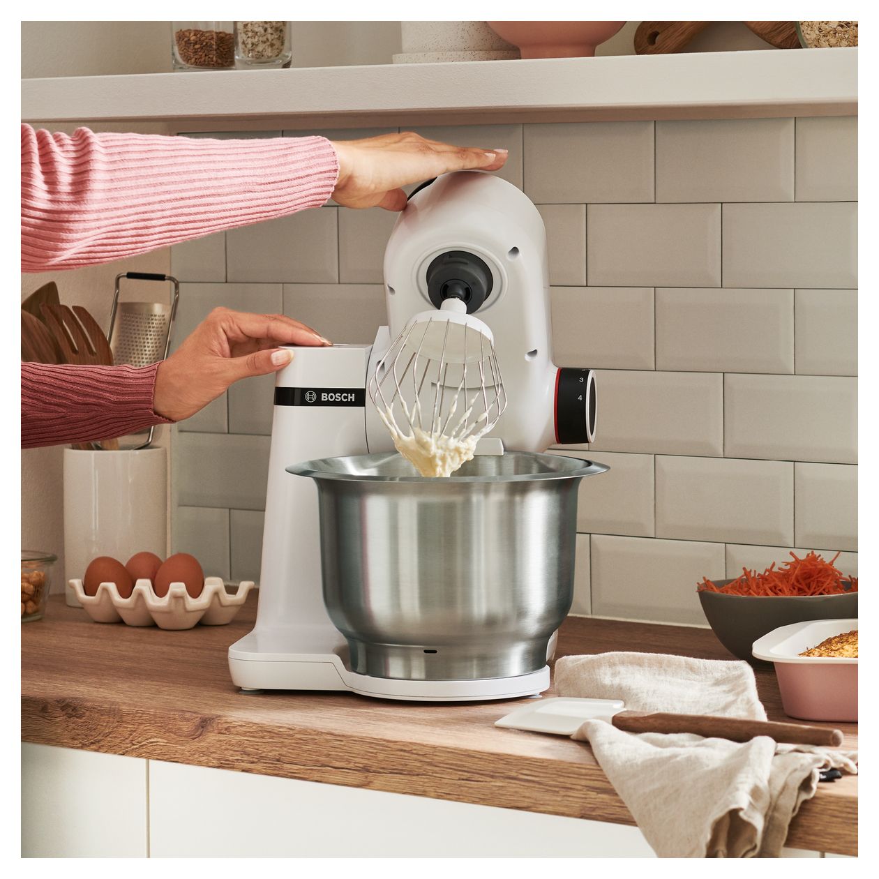 MUMS2EW00 700 W Küchenmaschine 3,8 l  (Weiß) 