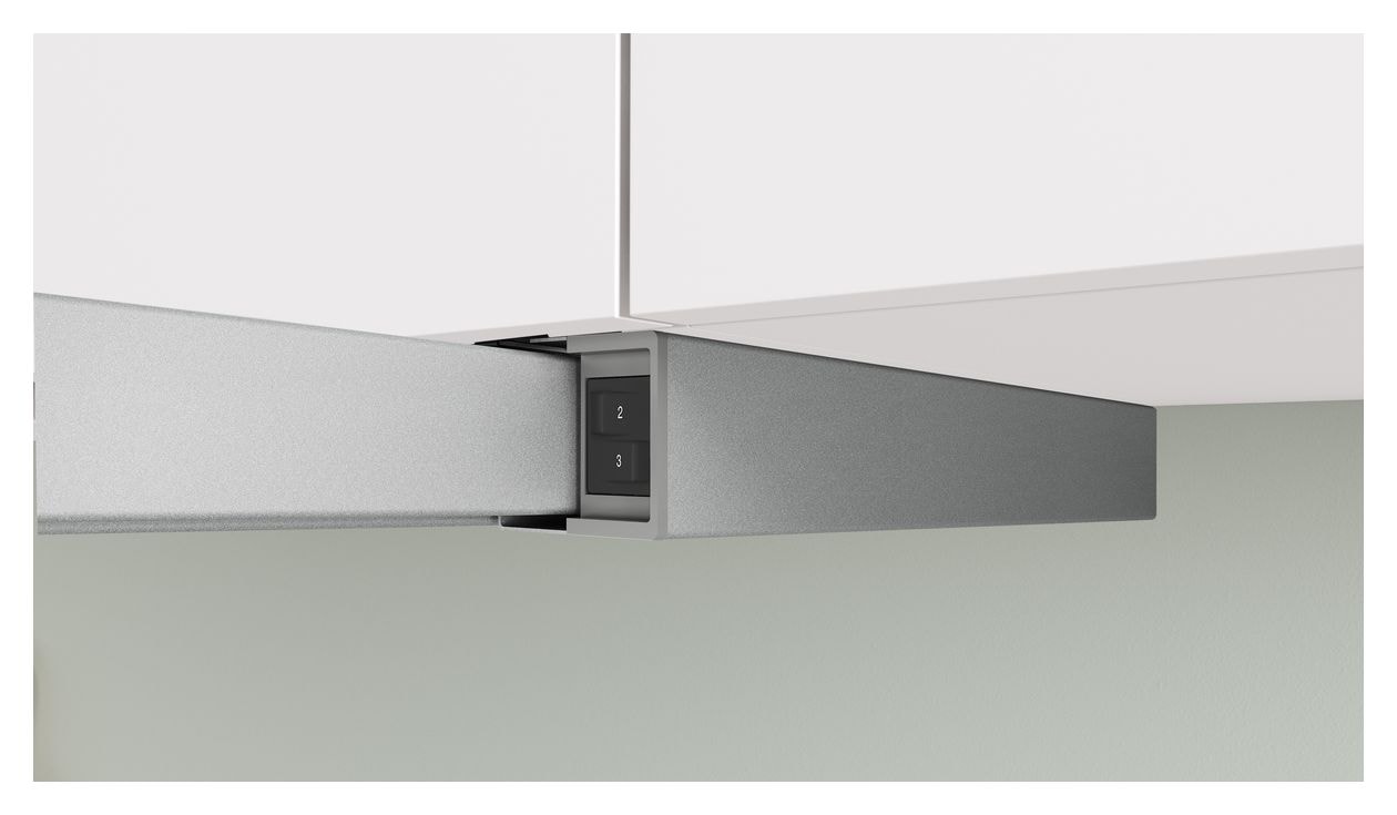 Serie 2 DFM064W54 Umluft Dunstabzugshaube/Esse Einbau 60 cm (Metallisch, Silber) 