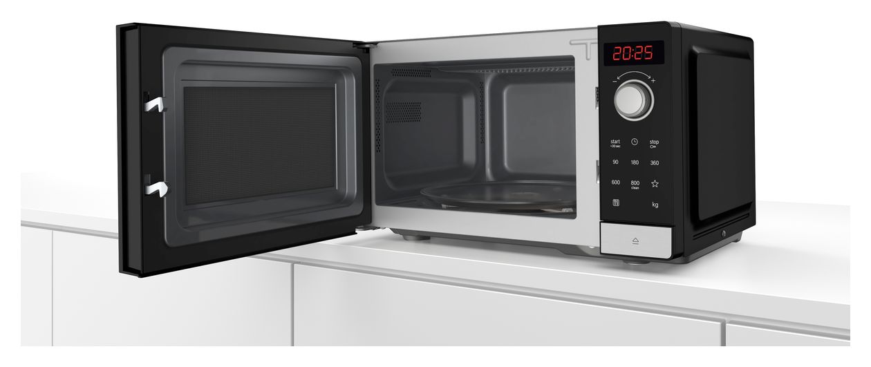 Serie 2 FFL023MS2 Freistehende Mikrowelle 800 W Größe: klein  (Schwarz, Edelstahl) 
