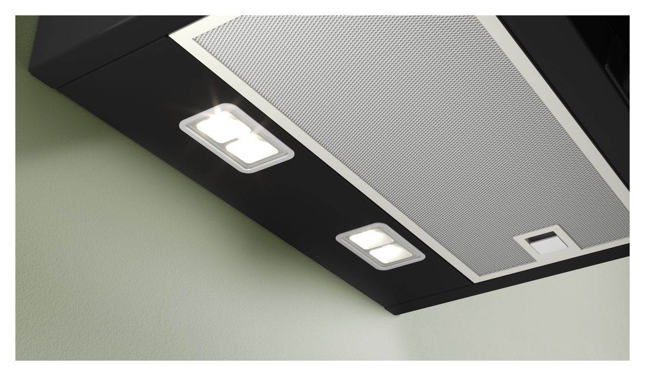 Serie 4 DWJ87FN60 Umluft Dunstabzugshaube/Esse Wand 80 cm (Schwarz, Edelstahl) 