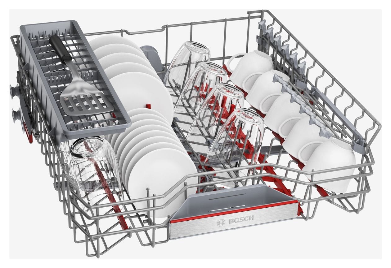 Serie 4 SMI4EBS04D 60 cm Geschirrspüler teilintegriert (ohne Front) Sehr leise 13 Maßgedecke aquaStop Funktion Wärmetauscher 