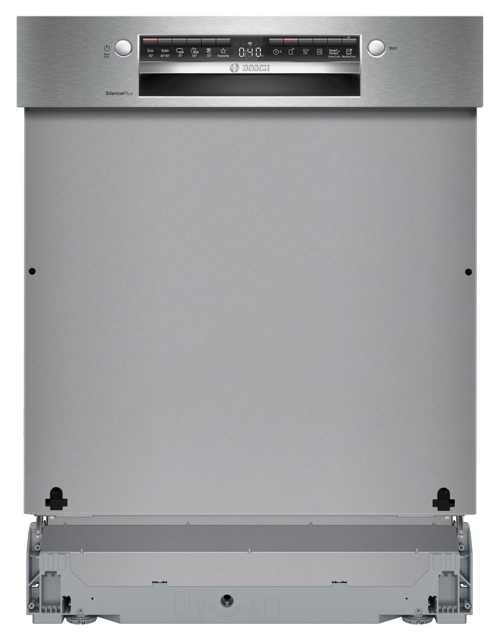 Serie 4 SMI4ECS28E 60 cm Geschirrspüler teilintegriert (ohne Front) Sehr leise 14 Maßgedecke aquaStop Funktion Heat exchanger/Drying assistant 