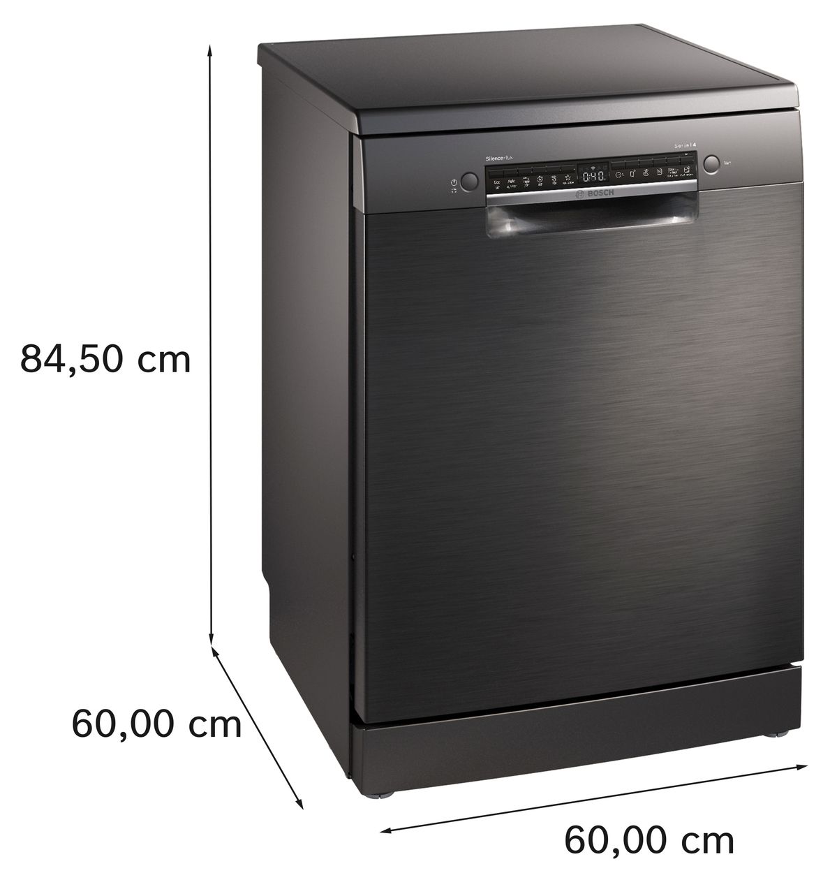 Serie 4 SMS4EMC06E 60 cm Geschirrspüler freistehend Sehr leise 14 Maßgedecke aquaStop Funktion Wärmetauscher 