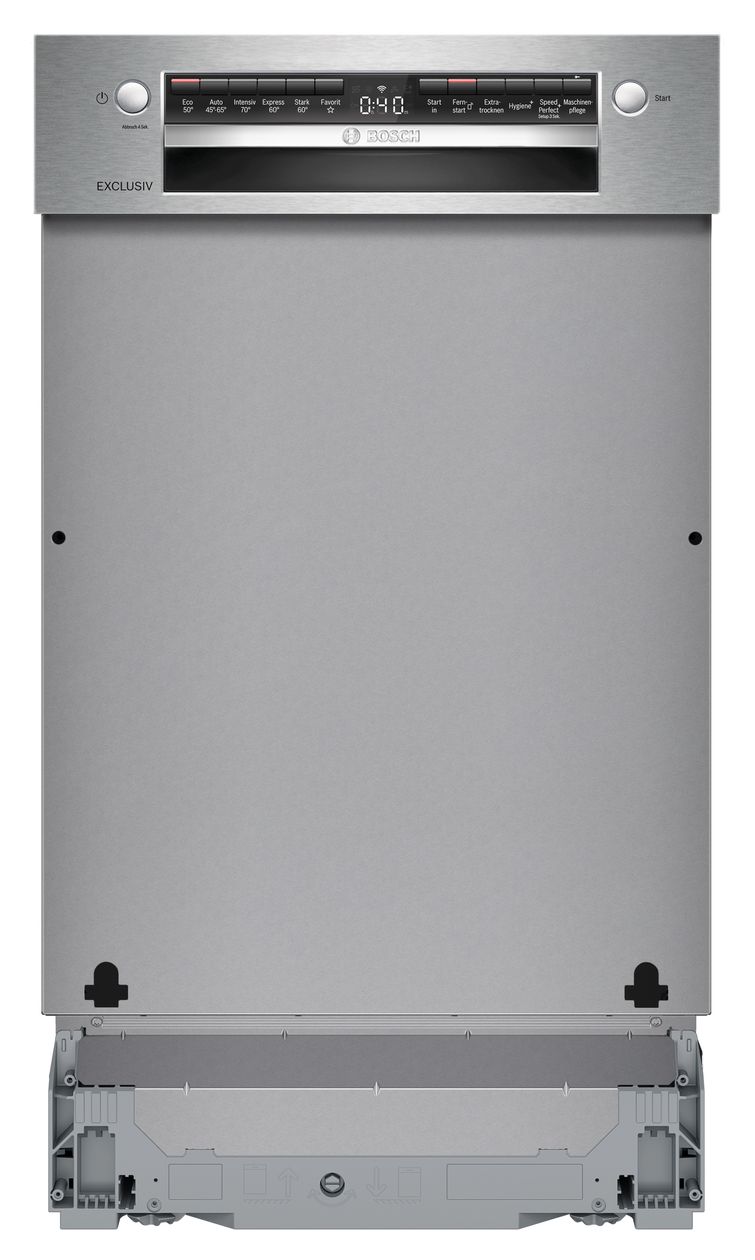 Serie 4 SPI4EMS02D 45 cm Geschirrspüler teilintegriert (ohne Front) Leise 10 Maßgedecke aquaStop Funktion Wärmetauscher 