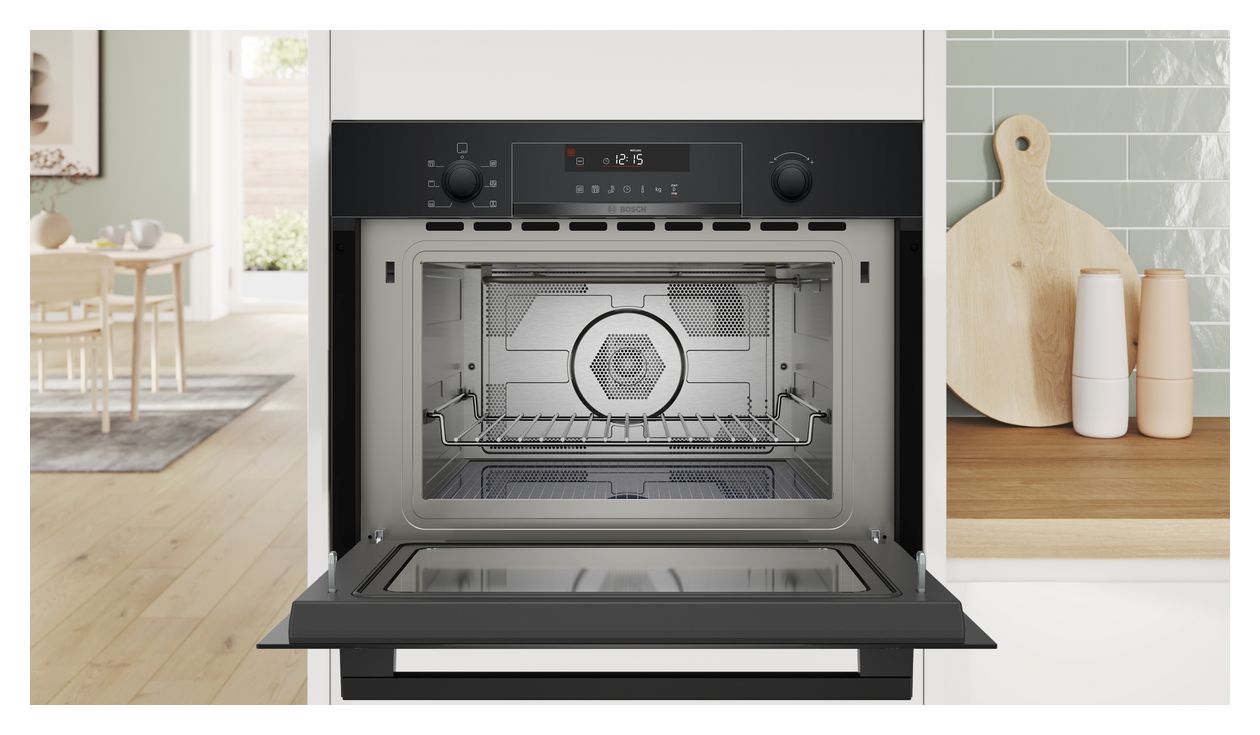 Serie 6 CMA585GB1 Einbau-Mikrowelle 900 W Größe: maxi Grill (Schwarz) 
