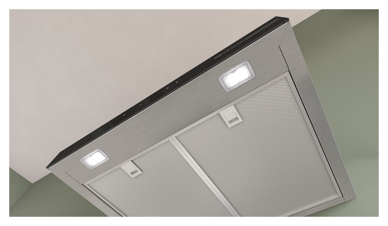 Serie 6 DWB67DN30 Abluft/Umluft Dunstabzugshaube/Esse Wand 60 cm (Edelstahl) 