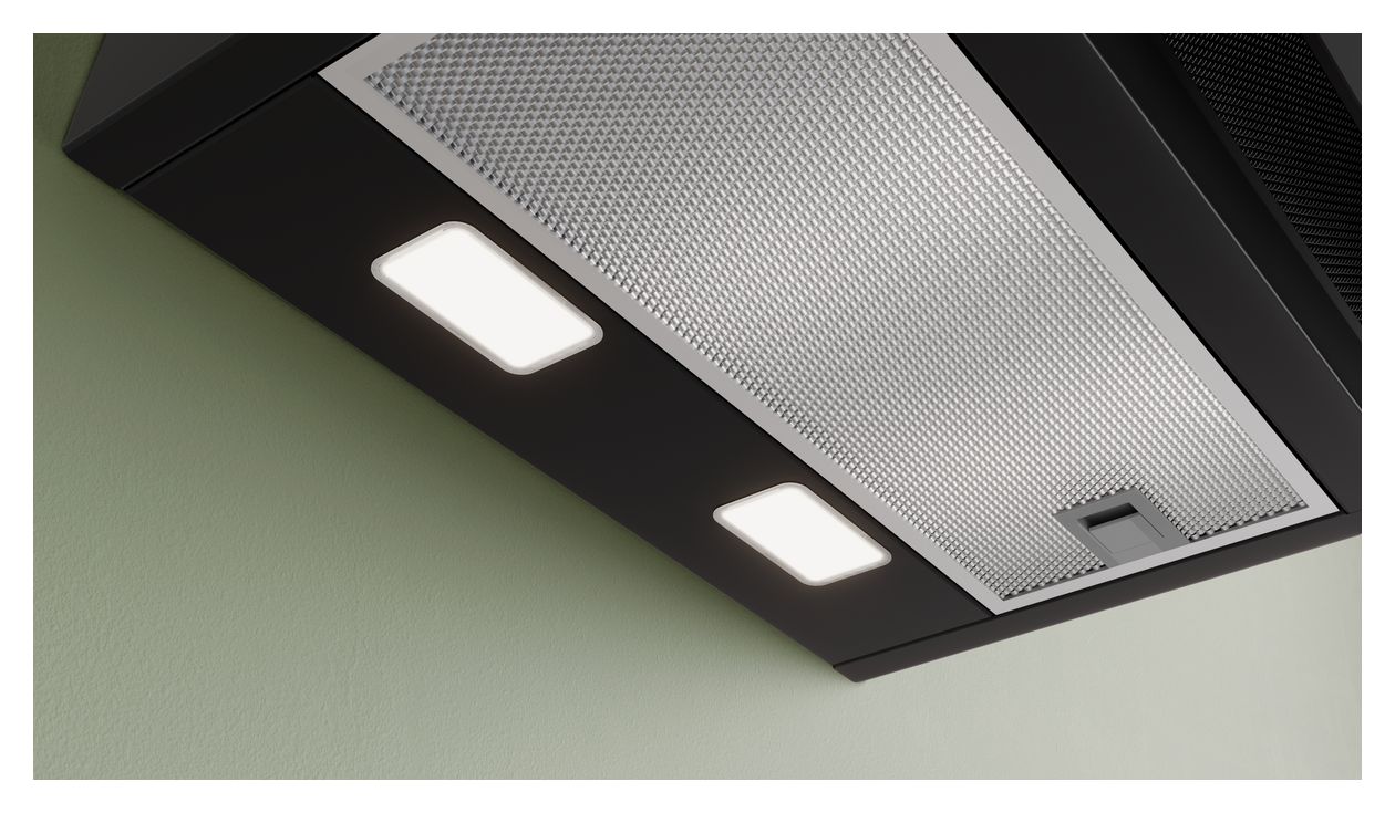 Serie 6 DWK87PN61 Abluft/Umluft Dunstabzugshaube/Esse Wand 80 cm (Schwarz) 