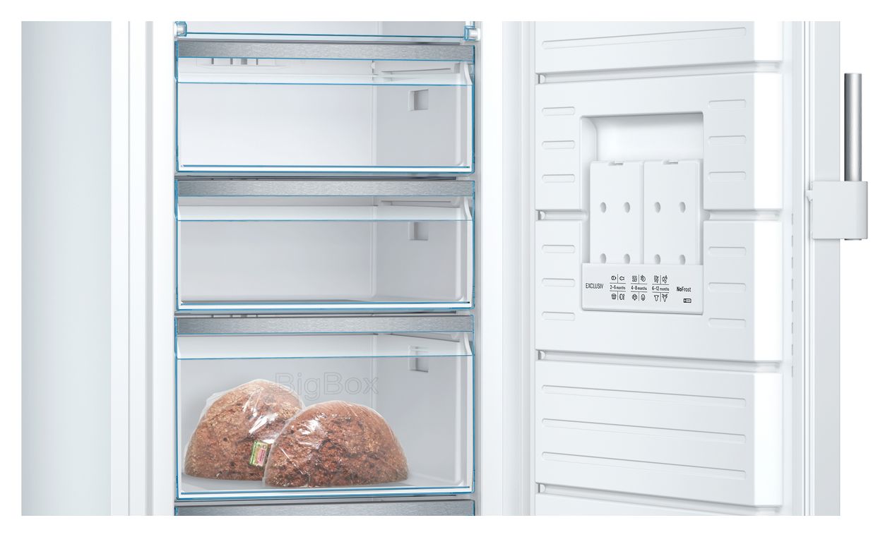 Serie 6 GSN54EWCV 328 l Gefrierschrank 170 kWh Jahr NoFrost  (Weiß) 