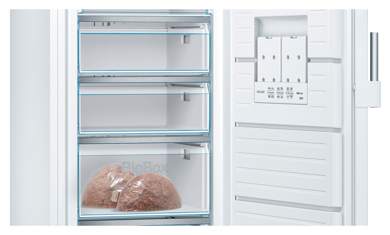 Serie 6 GSN58EWDV 366 l Gefrierschrank 222 kWh Jahr NoFrost  (Weiß) 