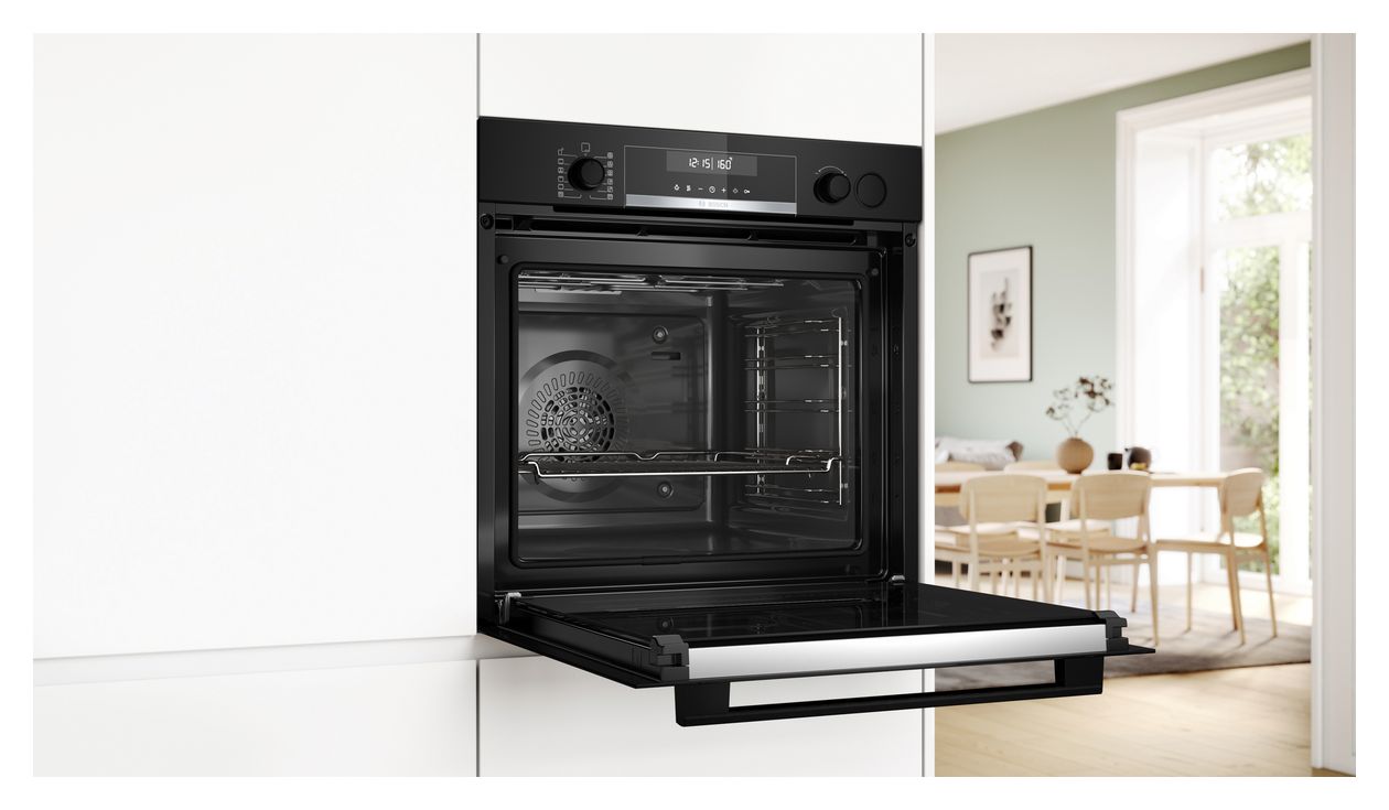 Serie 6 HRG578CB7 Einbaubackofen groß Dampfgaren AutoClean 