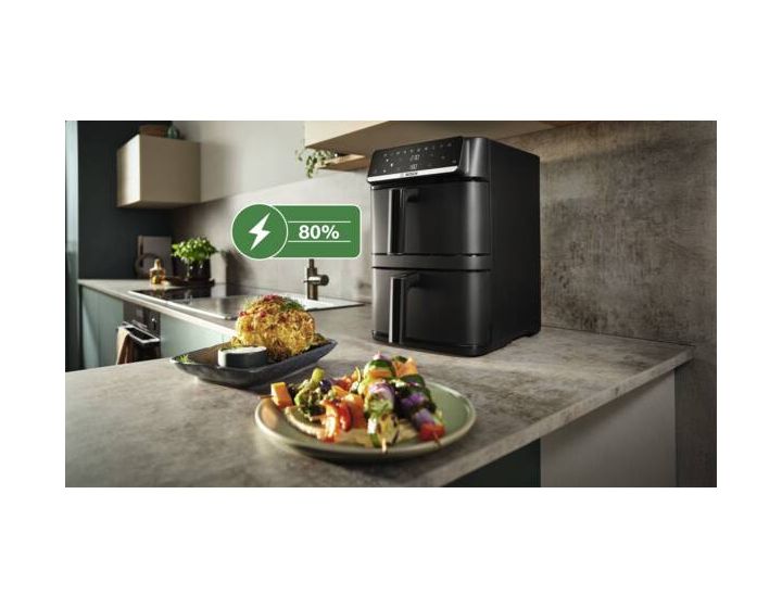Serie 6 MAFD661B7 Doppel Heißluftfritteuse 12 l 2800 W  (Schwarz) 