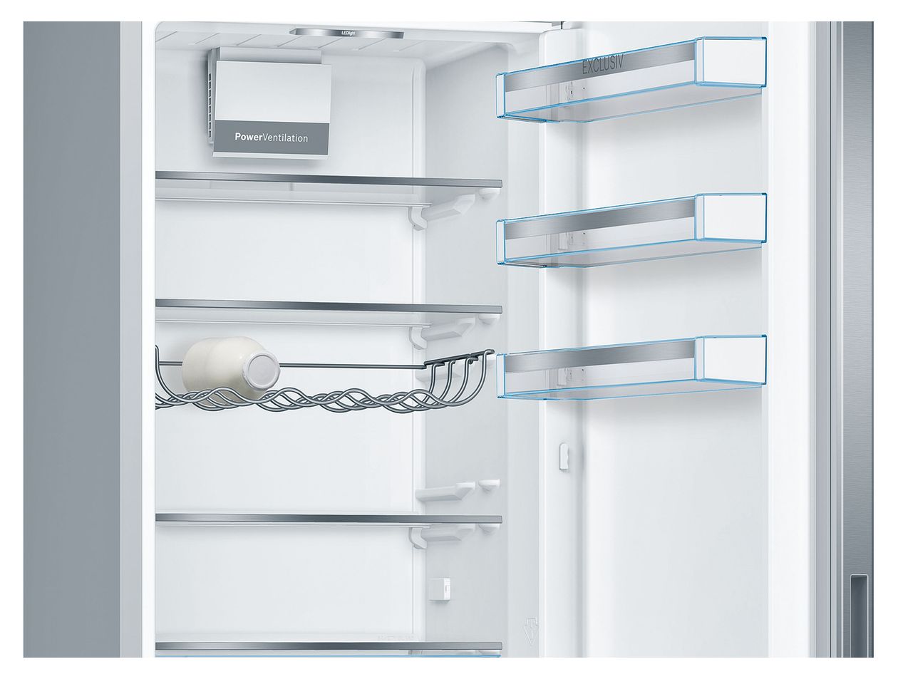 Serie 6 MKK69GSLCA (KGN39AIAT + KSZGGM00) 249 l / 94 l Kühl-Gefrierkombi freistehend 149 kWh Jahr  (Edelstahl) 