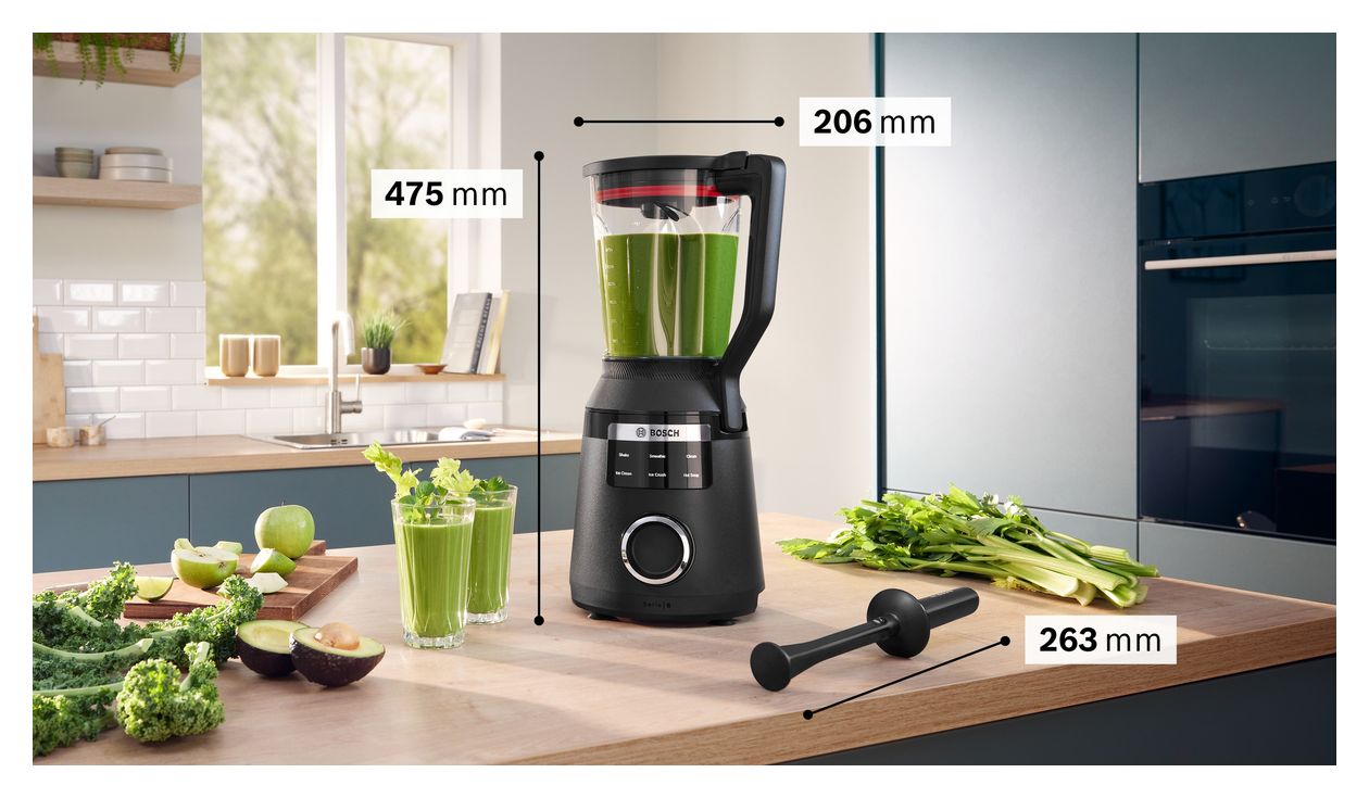 Serie 6 MMBD665B1 VitaPower 2 l Standmixer 1800 W  (Schwarz) 