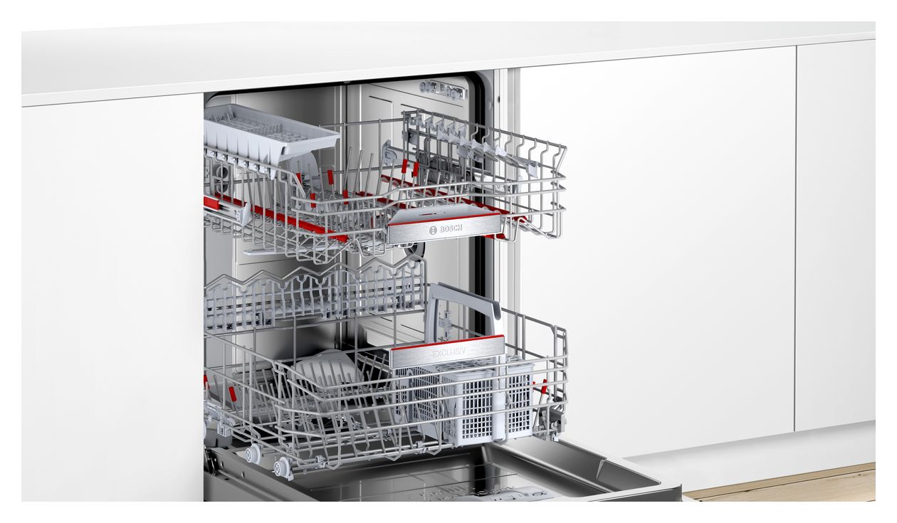 Serie 6 SBV6ZBX04D 60 cm Geschirrspüler vollintegriert (ohne Front) Sehr leise 13 Maßgedecke aquaStop Funktion Wärmetauscher 