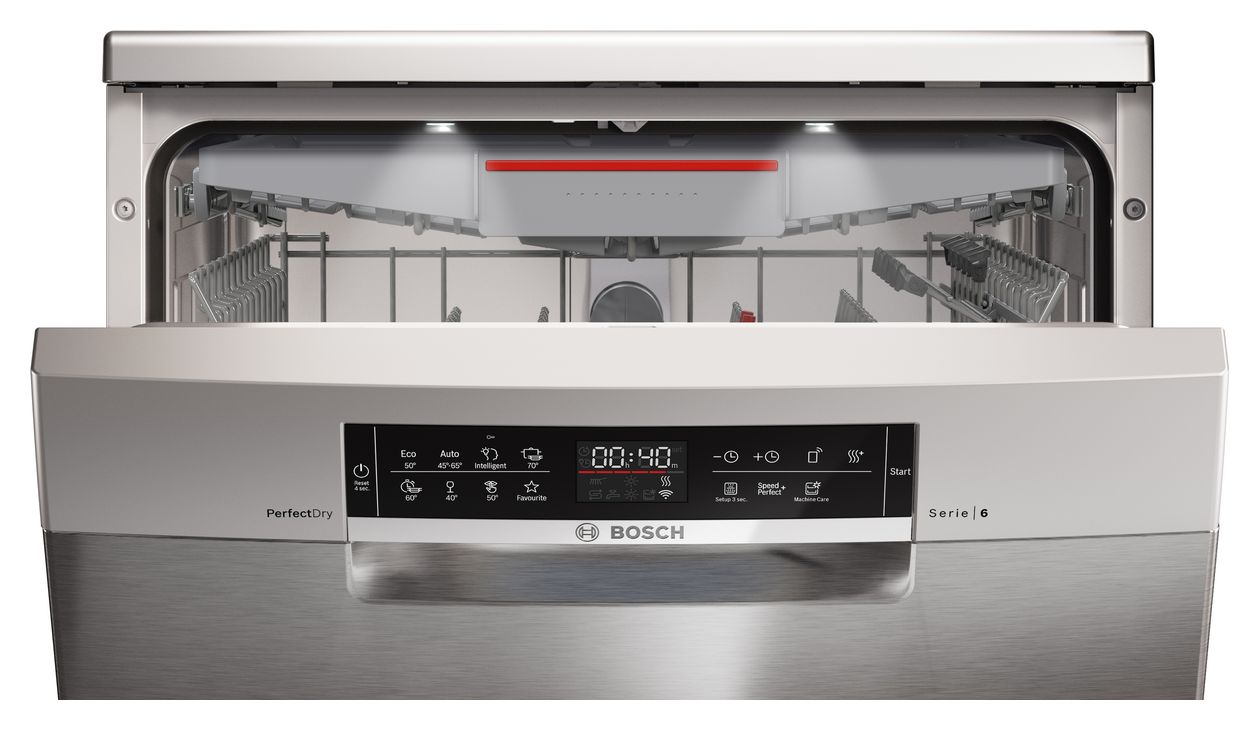 Serie 6 SMS6ZCI16E 60 cm Geschirrspüler freistehend Sehr leise 14 Maßgedecke aquaStop Funktion Wärmetauscher 